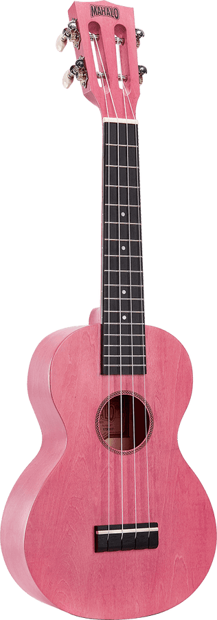 Ukulele Island Concert Coral Pink + Custodia