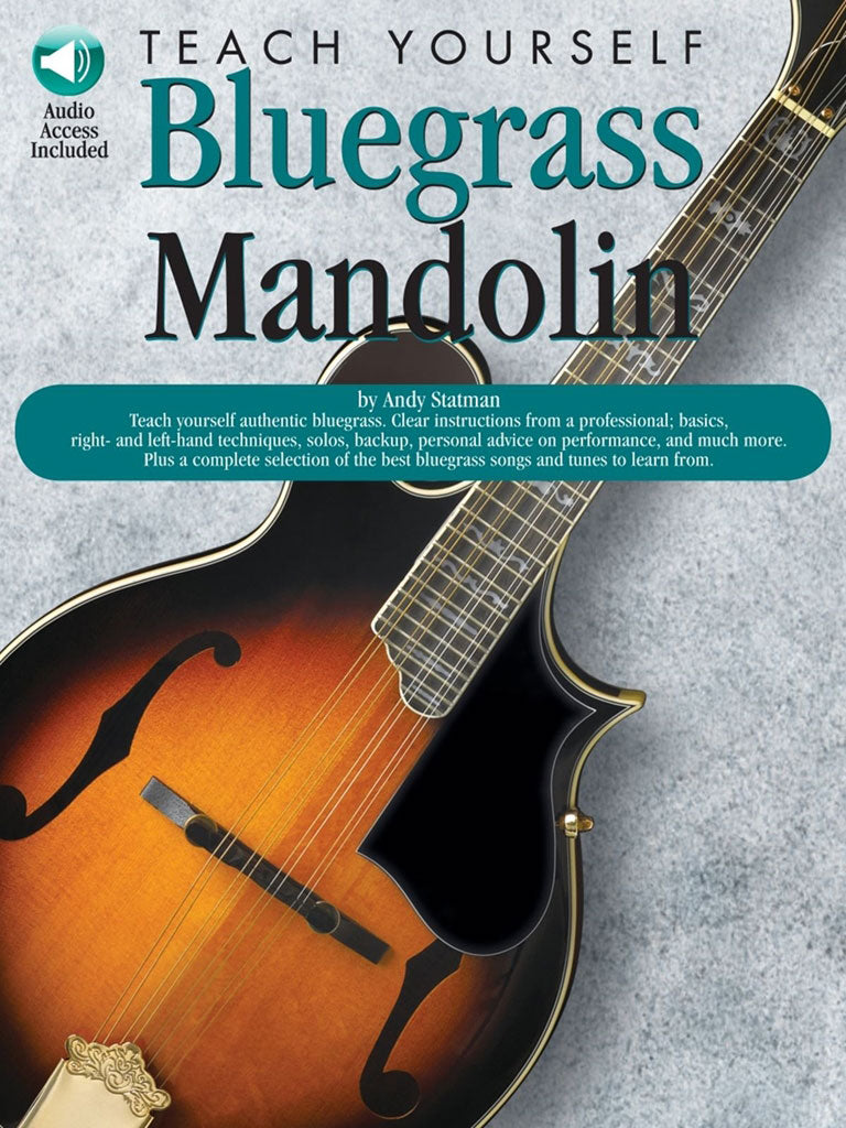 Music Sales Teach Yourself Bluegrass Mandolin + Audio En Ligne - Mandolin