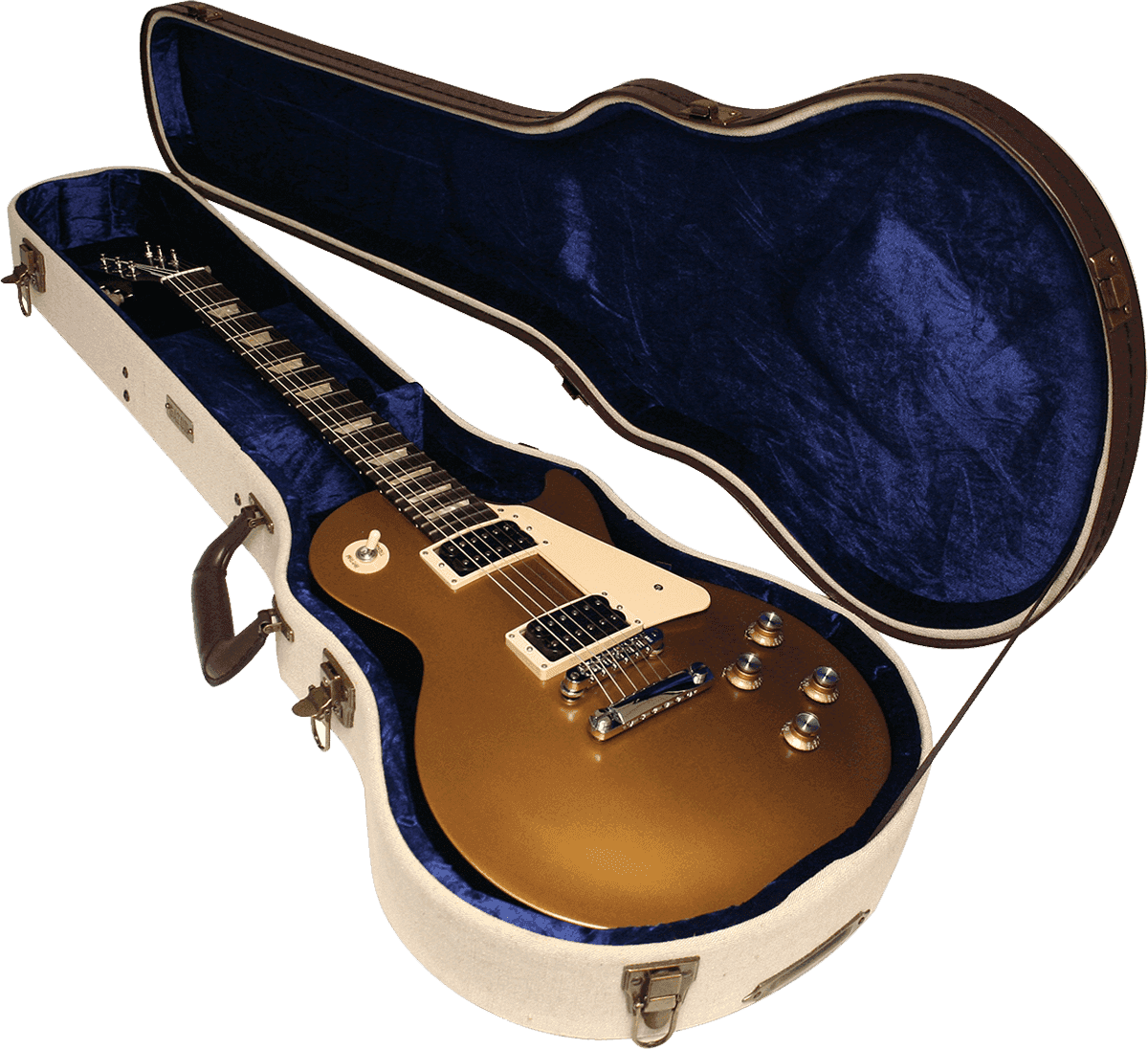 Custodia Les Paul Beige in Legno Deluxe - GW
