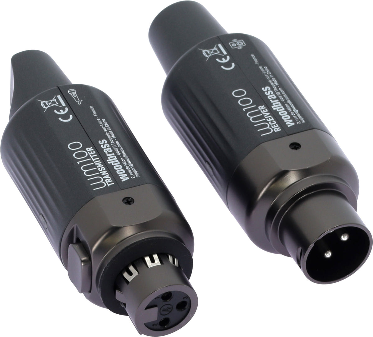 WM100 Sistema Wireless UHF Plug-in Per Microfono Dinamico