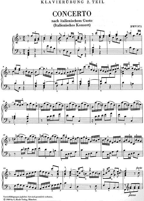 J.S. - Concerto italiano Ouverture francese Quattro duetti Variazioni Goldberg