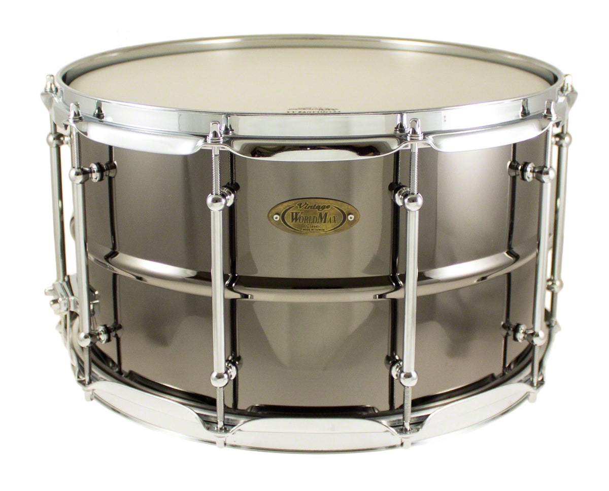 BK-8014SH - BLACK DAWG 14" X 8" SNARE DRUM - BRASS SHELL