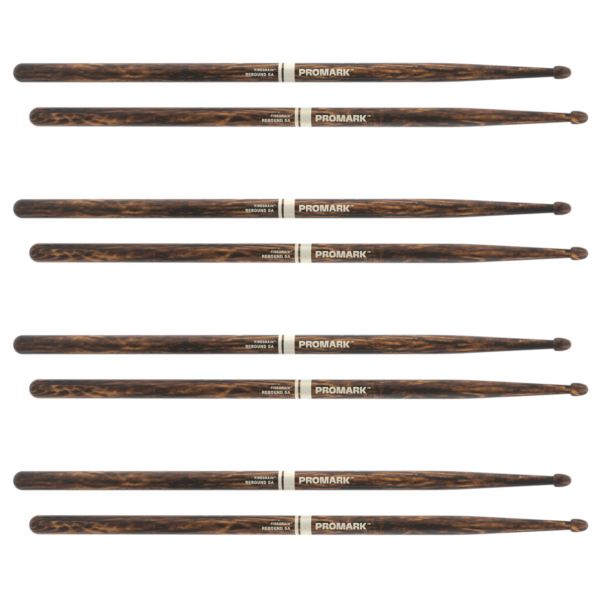 REBOUND 5A FIREGRAIN HICKORY ACORN WOOD TIP 4-PACK
