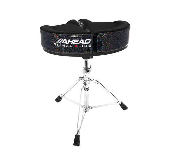 Ahead SPG-BS-3 DRUM THRONE SPINAL-G BLACK SPARKLE- 3 LEG BASE