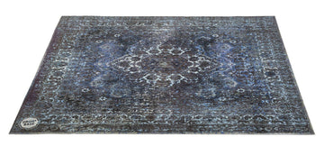 VP130-BLU Tappeto Vintage Persian 1.30 X 0.90M Antiscivolo Blu