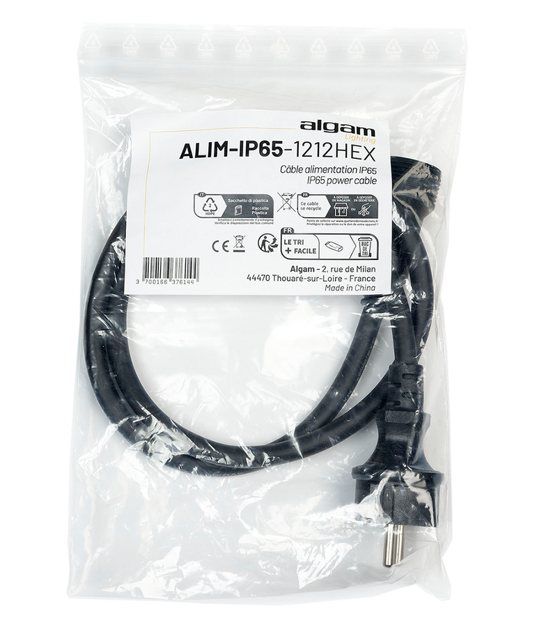 Cavo di alimentazione IP65 per IP Par 1212 Hex