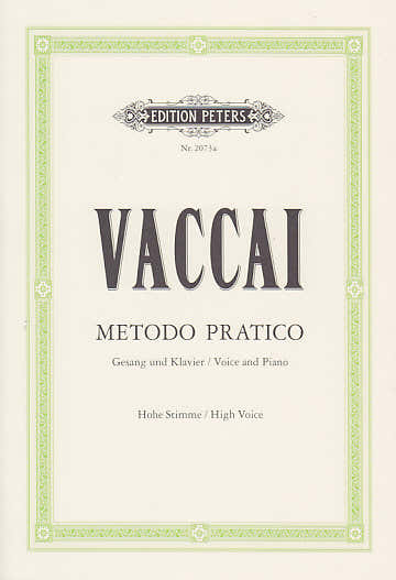 Vaccai - Metodo pratico (voce acuta)