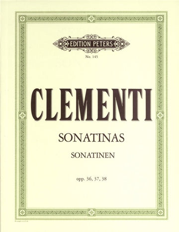 Clementi Muzio - Sonatine Op. 36 nn. 1-6 Op. 37 nn. 1-3 Op. 38 nn. 1-3 - Pianoforte