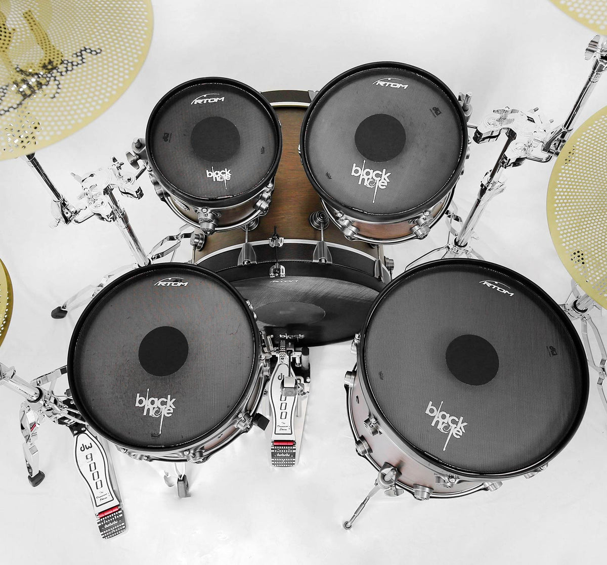 14" BLACK HOLE SD TT MESH HEAD PRACTICE PAD - 80% LOWER VOLUME