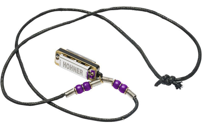 Mini Harp Collier Violet - 4 Trous
