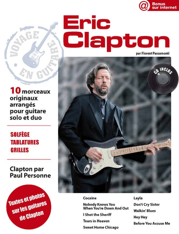 Clapton Eric - Voyage En Guitare + CD - Guitare Tab