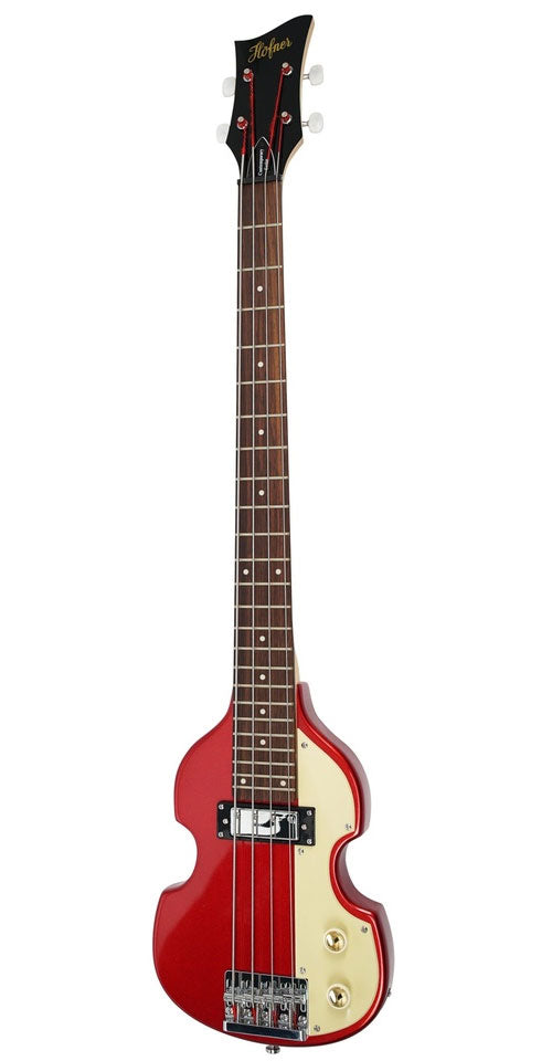 HCT-SHVB-R-C-0 Shorty Violino Rosso metallizzato Battipenna crema