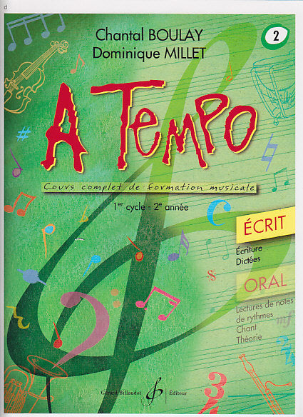 Billaudot A Tempo : Écrit Vol.2 - Boulay, Millet