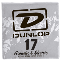 ELECTRIC STRINGS NICKEL PLATED STEEL UNIT SOLID STEEL 017