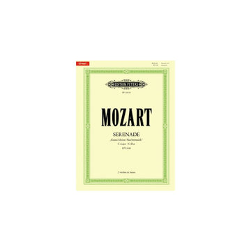 MOZART W.A - Serenata in Do maggiore "GANZ KLEINE NACHTMUSIK" KV 648 - 2 violini e pianoforte