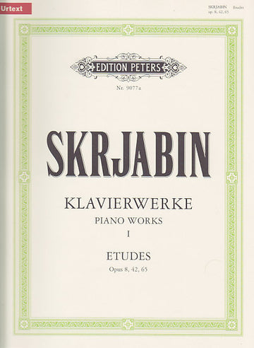 Skrjin - Klavierwerke I - Etudes Op.8 42 65 - Piano