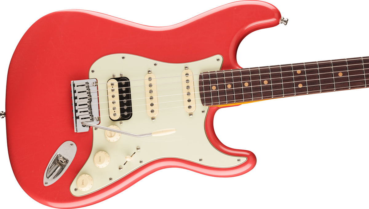 Stratocaster '60s American Ultra Luxe Vintage HSS RW Rosso Fiesta