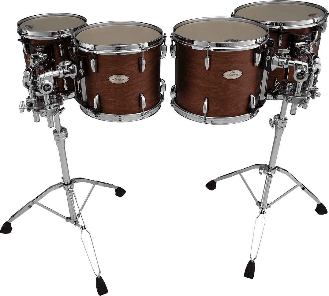 SYMPHONIC CONCERT TOM 10X10 AFRICAN MAHOGANY + OPTIMOUNT