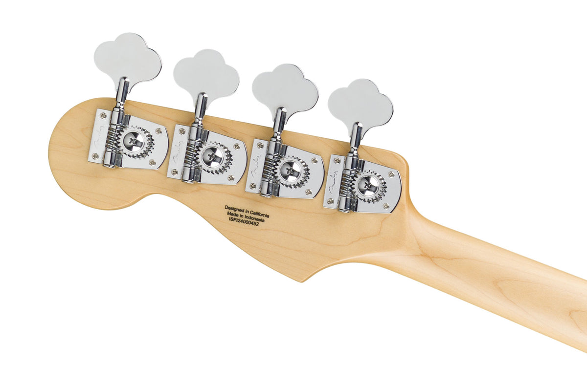 Standard Jazz Bass MN battipenna bianca Aqua Marine Metallic