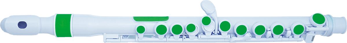 JFLUTE BIANCO E VERDE