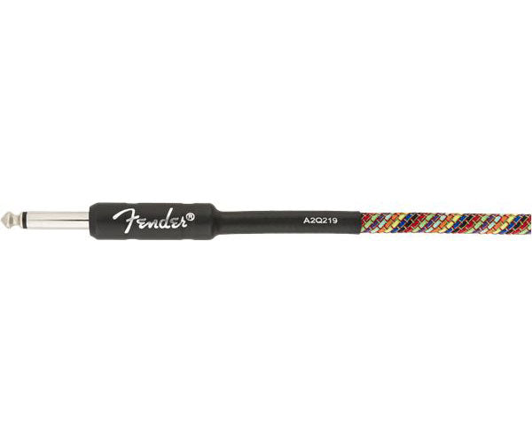 18.6' FESTIVAL INSTRUMENT CABLE PURE HEMP RAINBOW