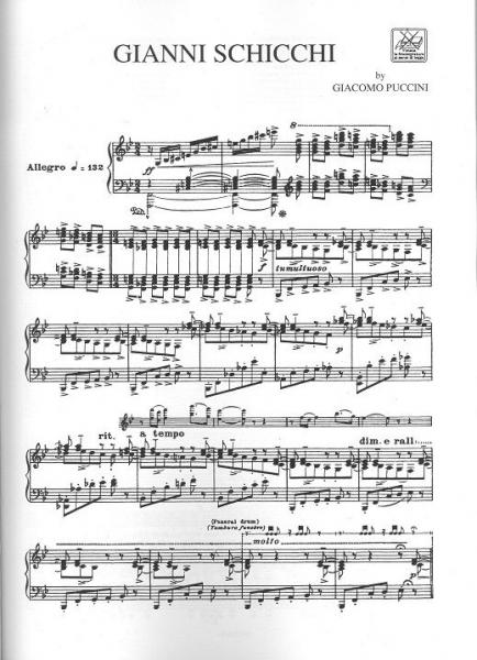 Puccini G. - Gianni Schicchi - Chant et Piano