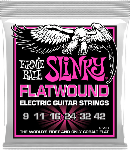 2593 FLATWOUND SUPER SLINKY FLATWOUND 09 - 42