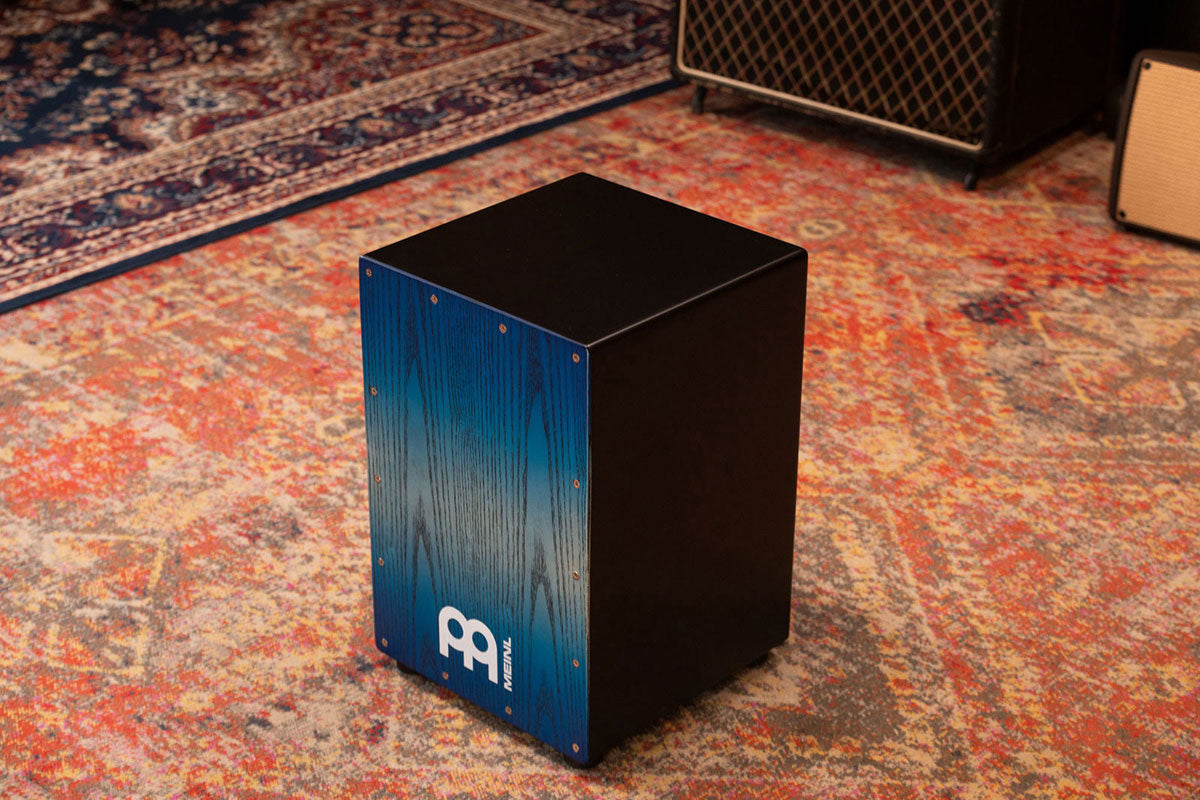 PERCUSSION HEADLINER SERIES SNARE CAJON PACIFIC BLUE FADE