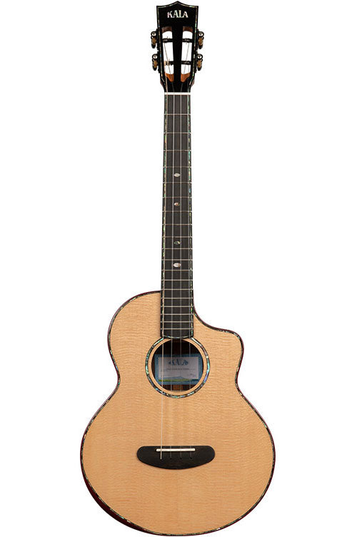 Contour Deluxe All Solid Gloss Spruce Rosewood Bariton CW + gigbag