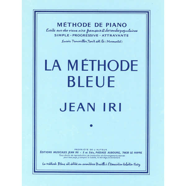 Iri Jean - La Methode Bleue - Piano