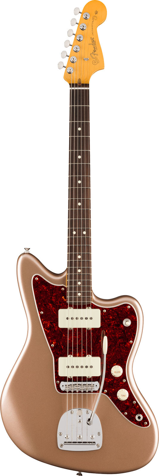 American Professional Classic Jazzmaster RW Firemist Gold sbiadito