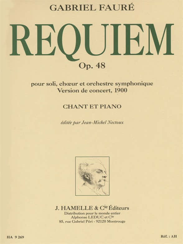 Requiem Op.48 Version 1900 Piano Voce - Fauré