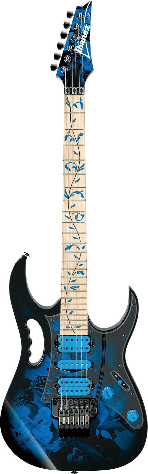 JEM77P-BFP Motivo floreale blu Signature Steve Vai Premium