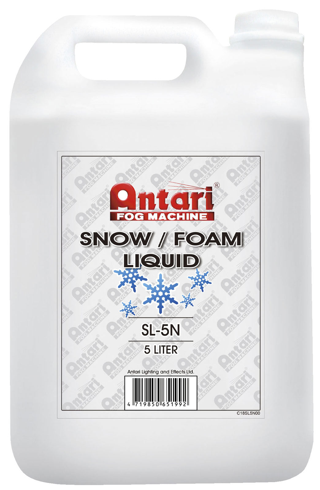 Antari Fog Machine ANTARI SNOW LIQUID SL-5N 5L FINE