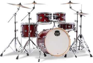 MARS MAPLE FUSION 5 FUSTI PER BATTERIA MERLOT SATIN