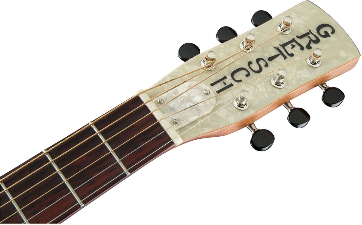 G9201 Honey Dipper Resonator con manico rotondo e cono biscuit, Shed Roof