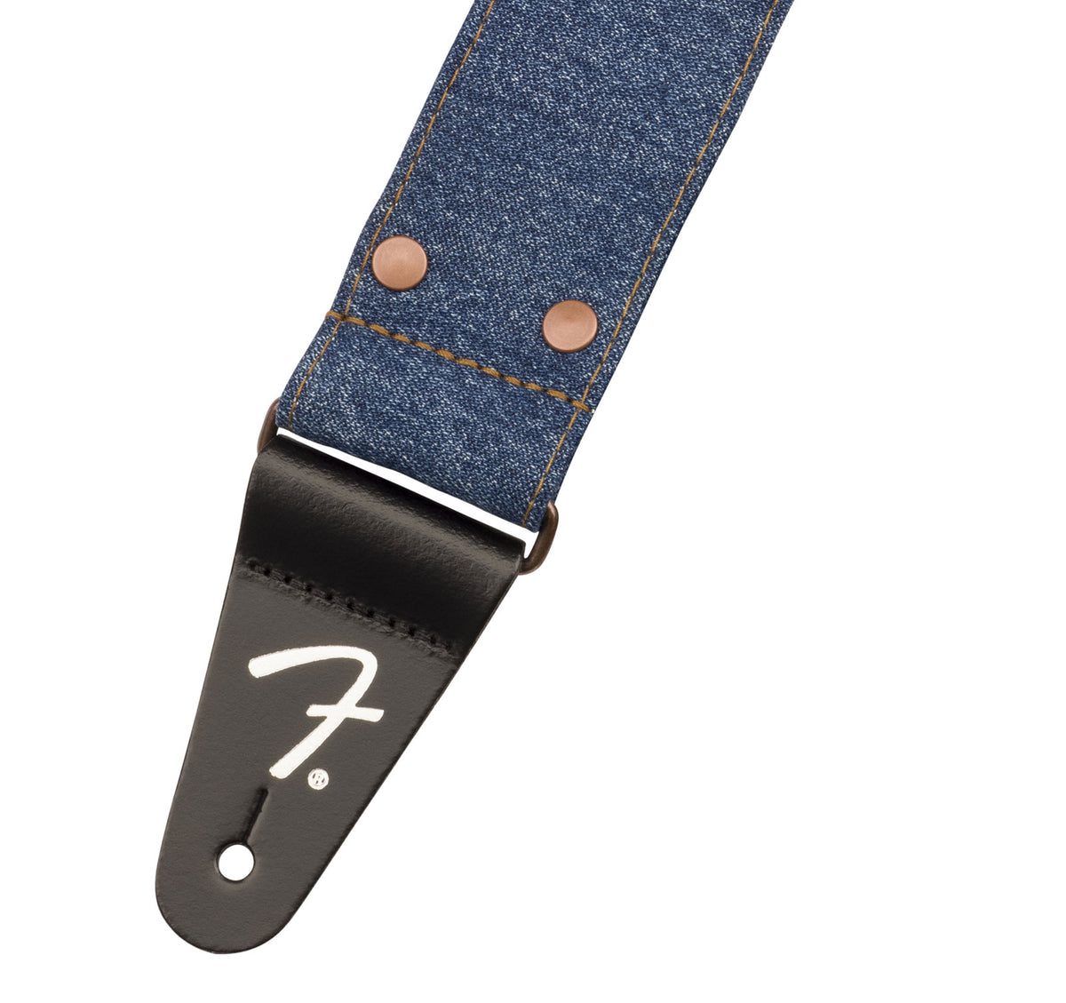 x Wrangler tracolla in denim con borchie indaco