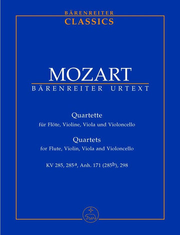 Moz W.A. - Quette Fur Flote Violine Viola Und Violoncello - Conducteur Poche