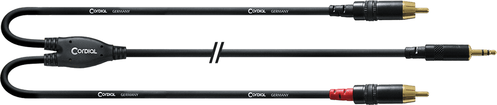Cordial Cavo Y Bretella Minijack/RCA 6 M