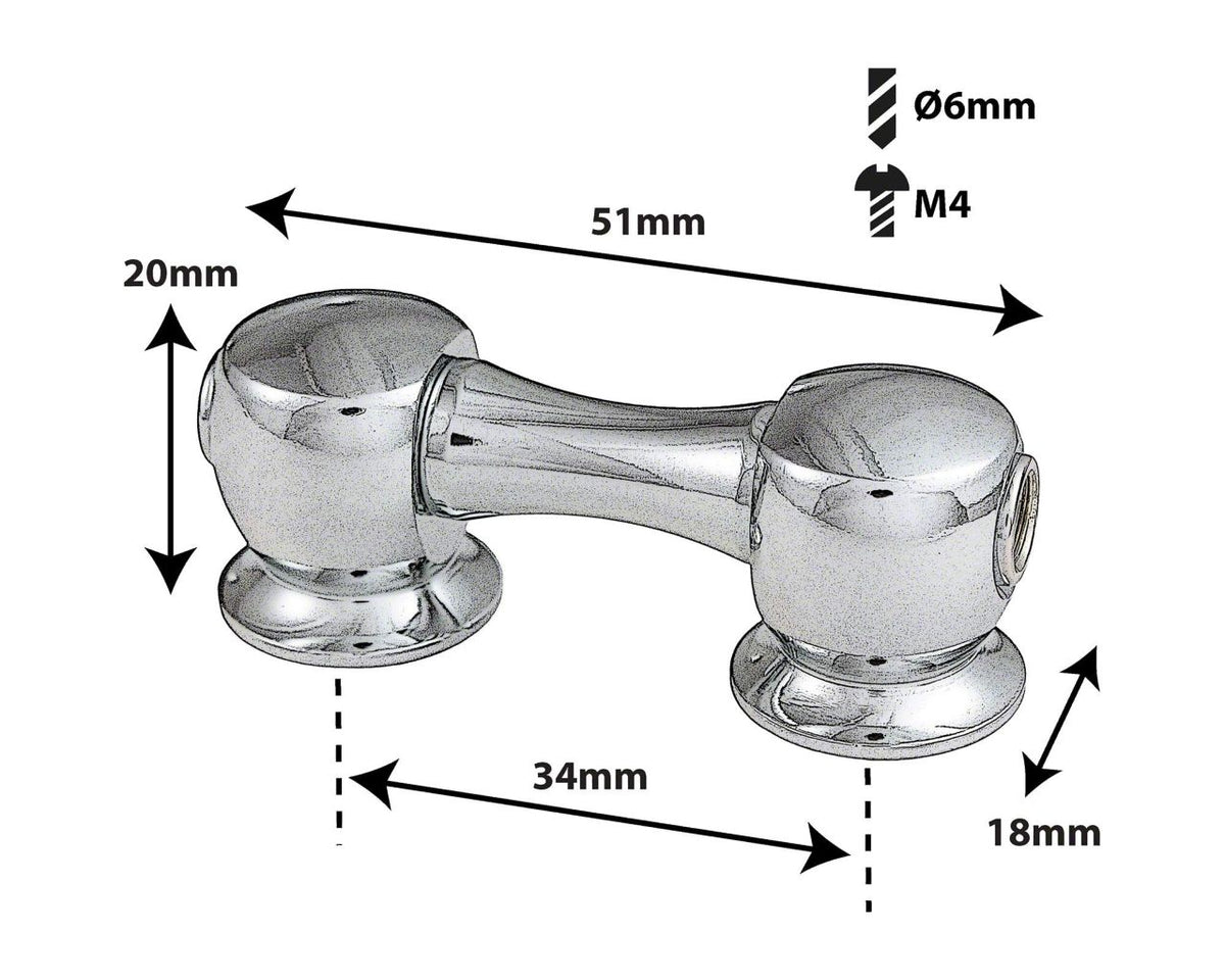 TL11D34 - BLOCCHETTO TUBO - 34MM - DOPPIO (X1)