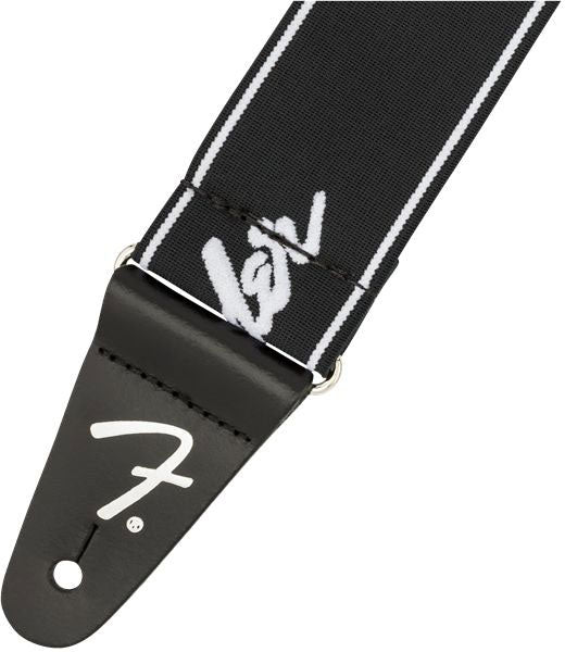 Weighless 2" Tracolla Running Logo Nera/Bianca