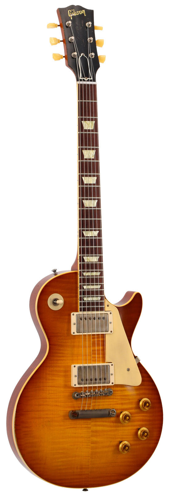 Les Paul Standard 1959 fortemente invecchiato Golden Poppy Burst CS MLC #94565