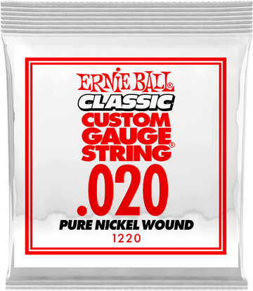 .020 CLASSIC PURE NICKEL WOUND ELECTRIC GUITAR STRINGS