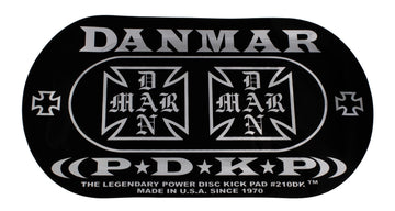 210dkic - Pad Adesivo Per Cassa Con Doppio Pedale - Iron Cross
