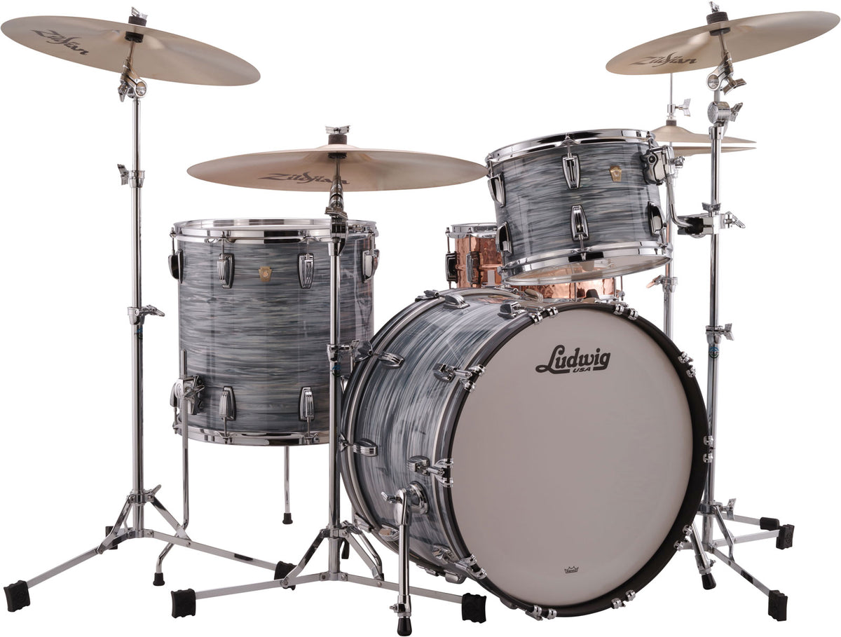 L84433Ax2Qwc - Classic Maple 24"/13"/16" - Oyster blu vintage
