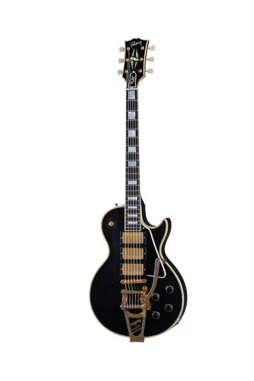 Les Paul Custom 1957 Riedizione 3 pickup Bigsby Ebano leggermente invecchiato CSHR
