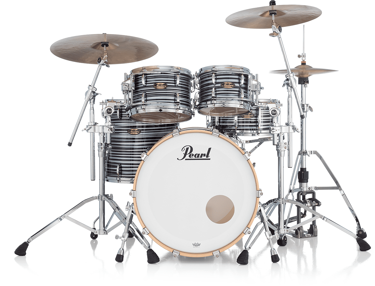 Masters Maple Gum Stage 22 GYROLOCK-l Oyster Swirl Nero