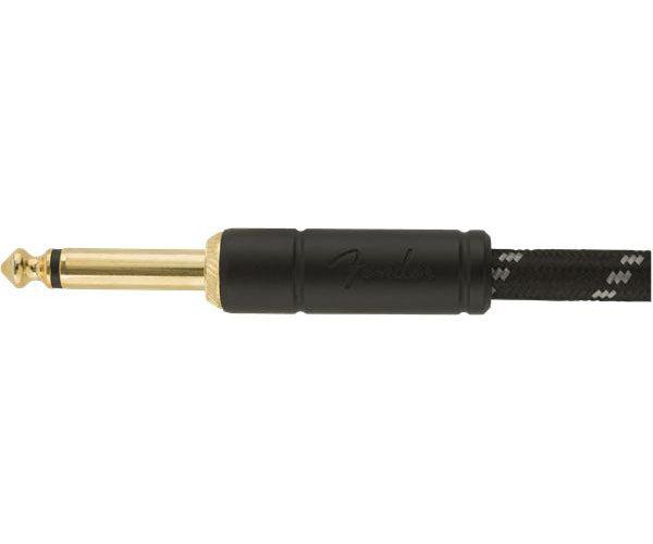DELUXE INSTRUMENT CABLE STRAIGHT/STRAIGHT 25' BLACK TWEED