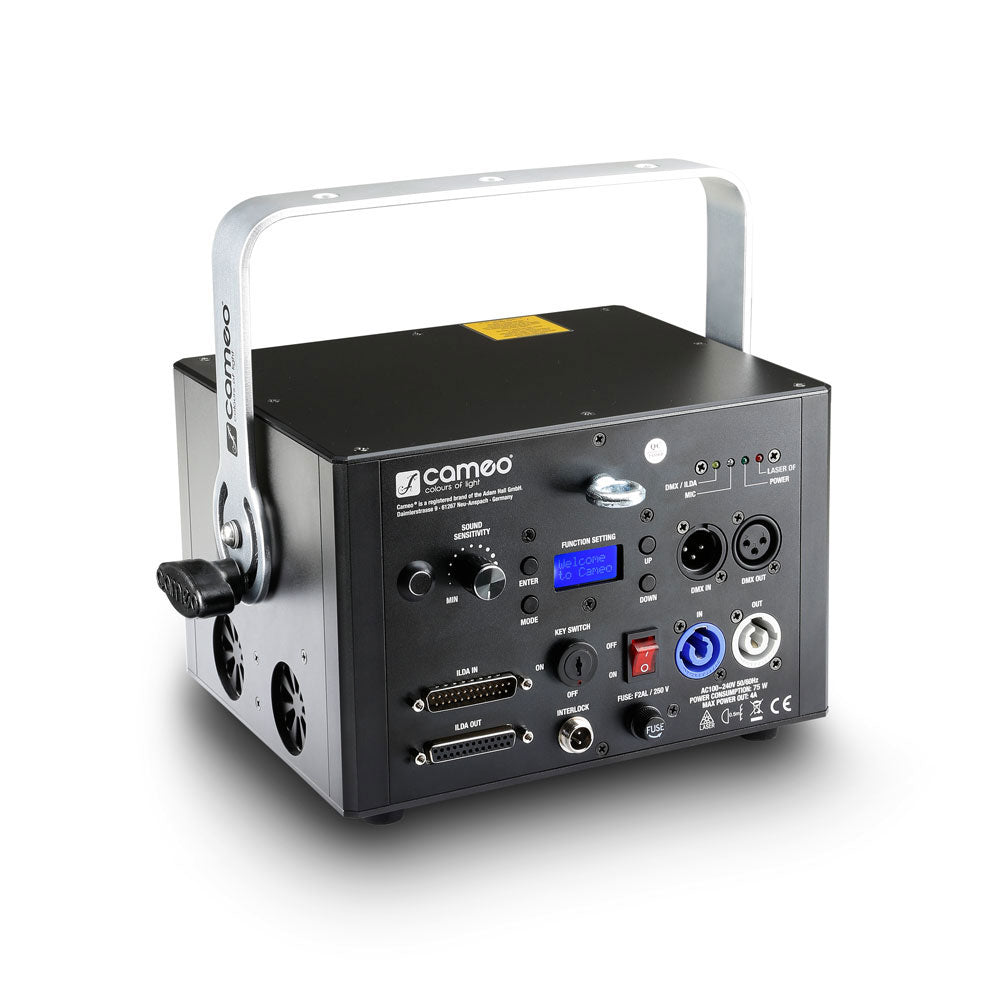LUKE 1000 RGB - SPETTACOLO LASER PROFESSIONALE 1000 MW RGB