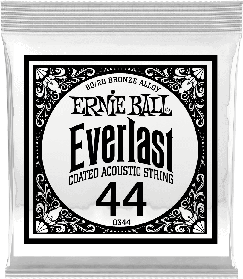 .044 EVERLAST COATED 80/20 BRONZE ACOUSTIC GUITAR STRINGS